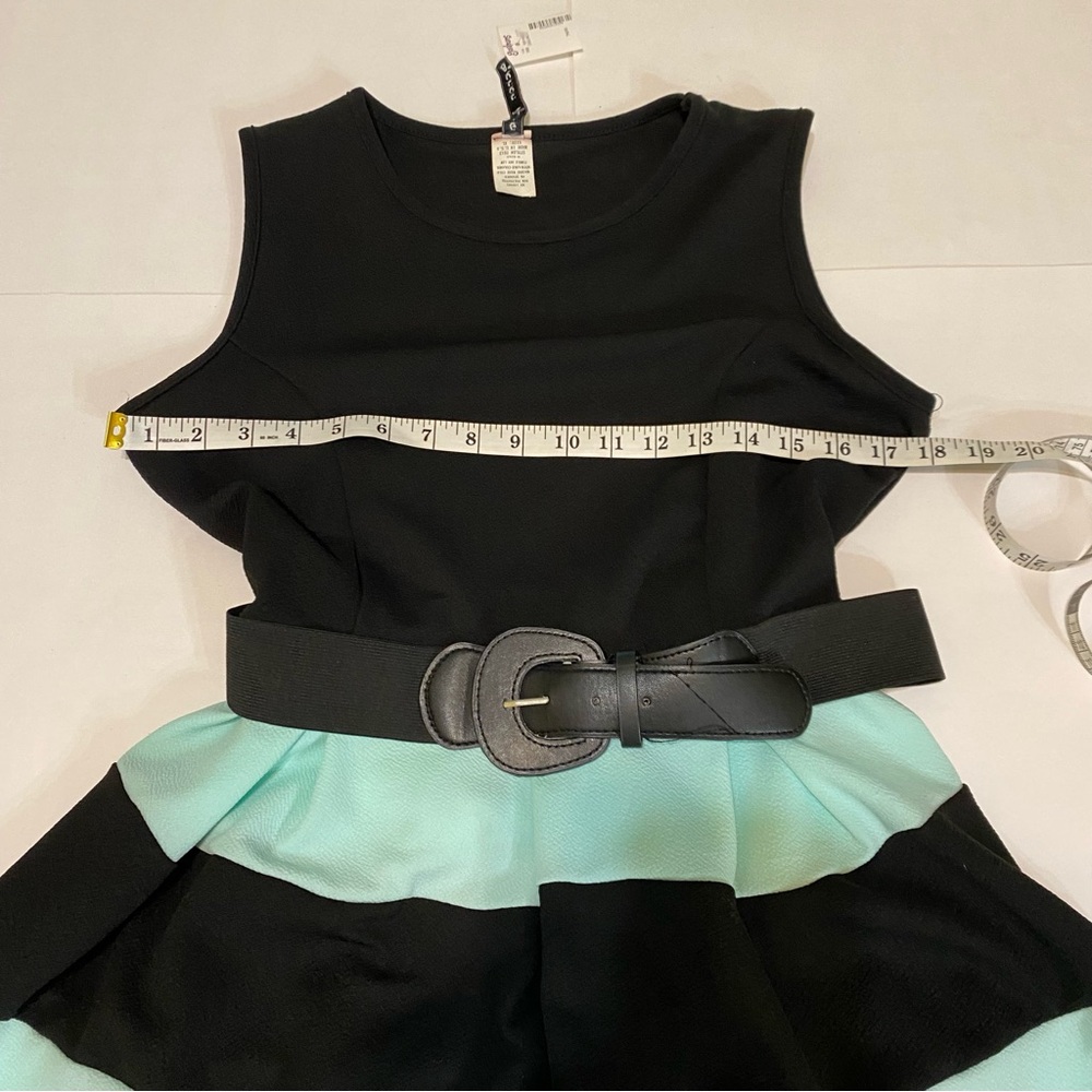 Stylish Black and Blue Women’s Dress - Picture 6 of 9